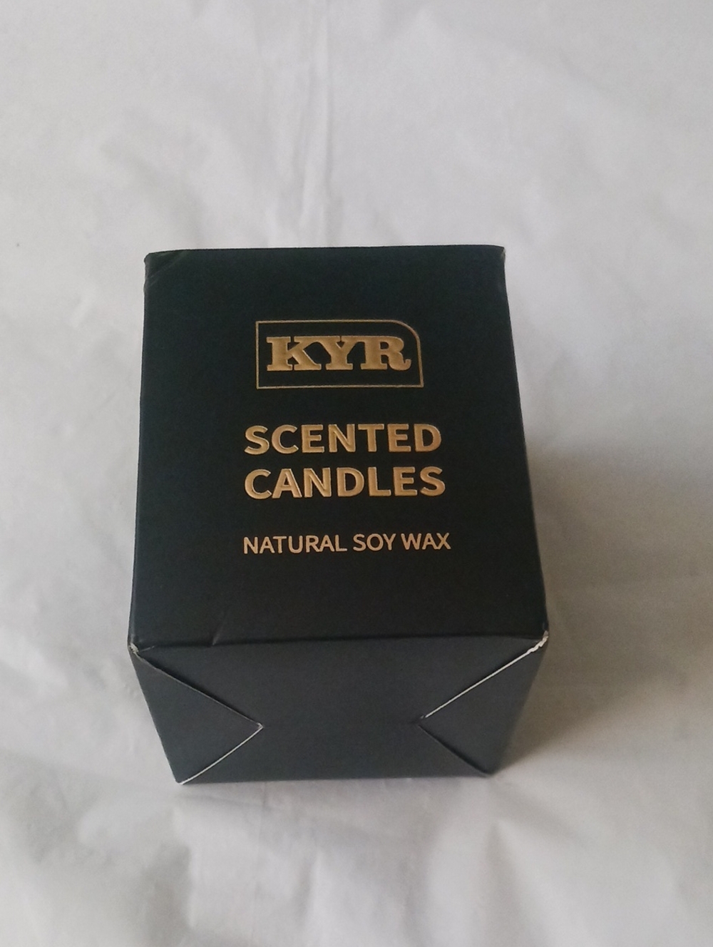 Black & Gold Scented Candle - Natural Soy Wax